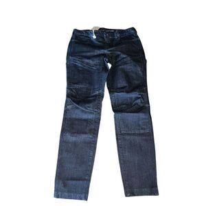Duluth Trading woman’s 12 Curvesetter Waistband Jeans Carpenter double chapped